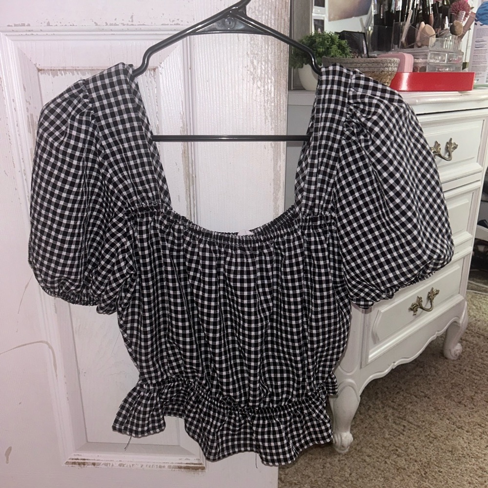 Plaid Top